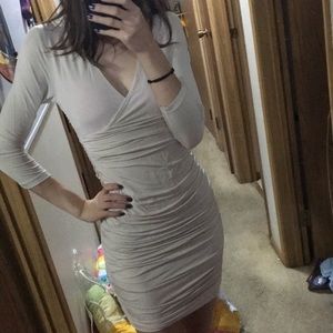 Ruched Light pink Dress